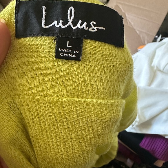 Lulu's Vibrant Lime High-Low Dress - Picture 3 of 5